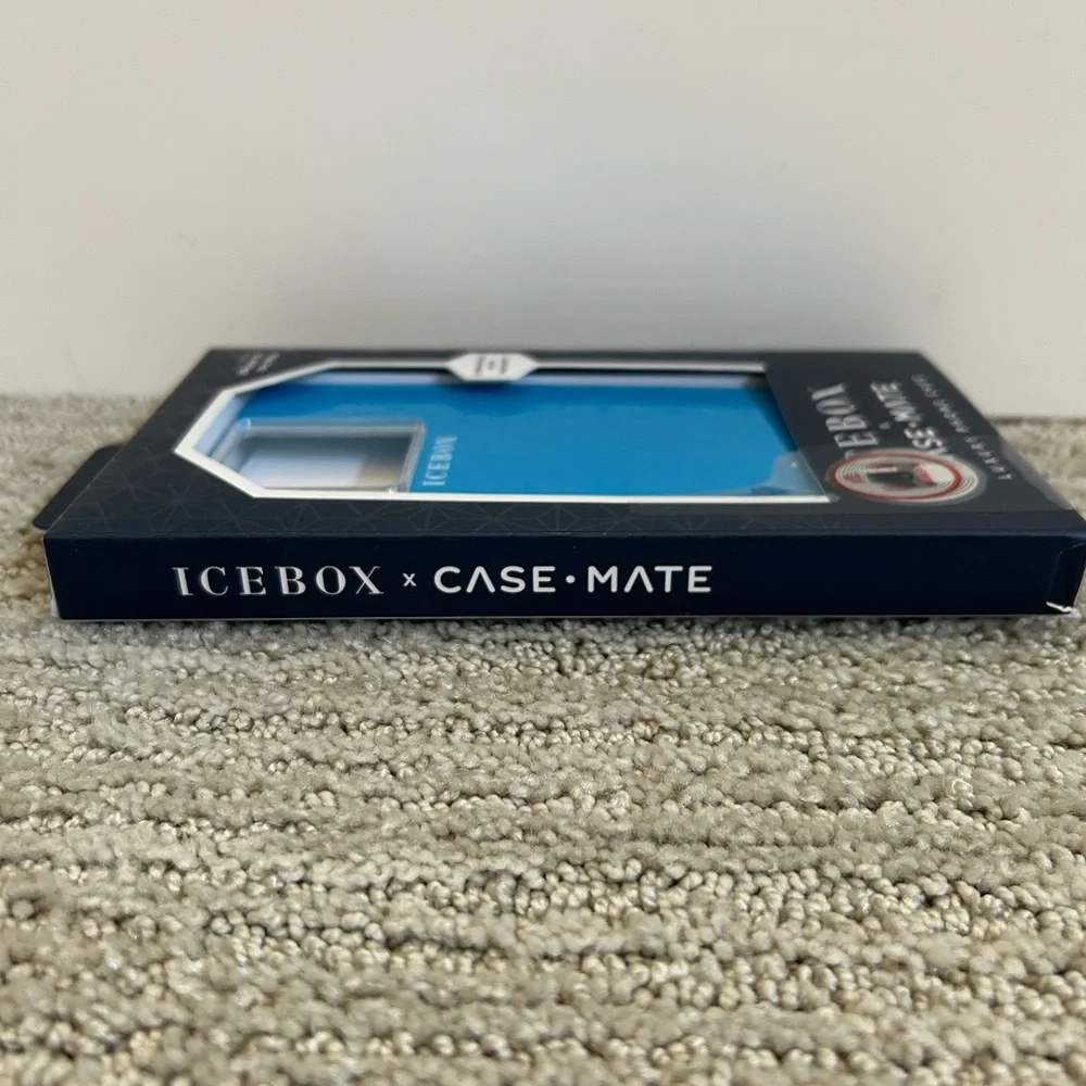 Icebox x Case•Mate iPhone 14 Pro Max MagSafe Compatible Case Facet Blue NEW